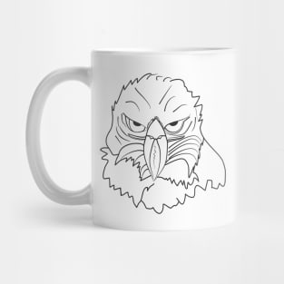 Eagle face Mug